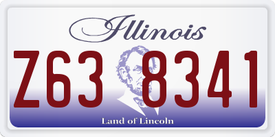 IL license plate Z638341