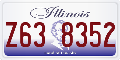 IL license plate Z638352