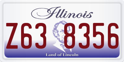 IL license plate Z638356