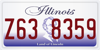 IL license plate Z638359