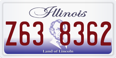 IL license plate Z638362