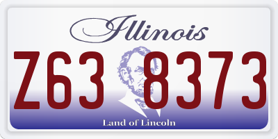 IL license plate Z638373