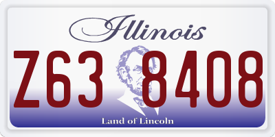 IL license plate Z638408