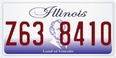 IL license plate Z638410