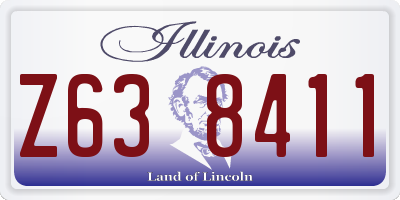 IL license plate Z638411