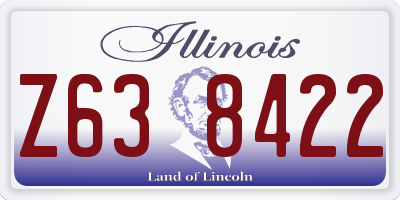 IL license plate Z638422