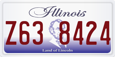 IL license plate Z638424