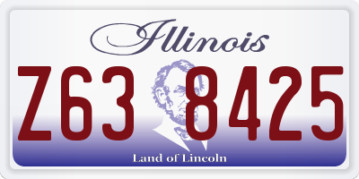 IL license plate Z638425