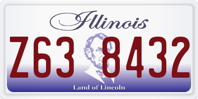 IL license plate Z638432