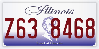 IL license plate Z638468