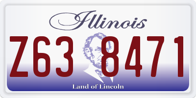 IL license plate Z638471