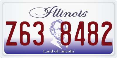 IL license plate Z638482