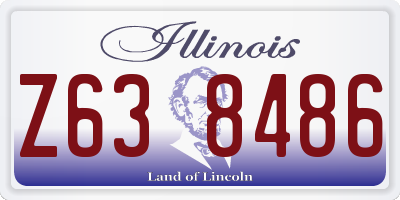 IL license plate Z638486