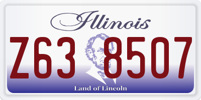 IL license plate Z638507