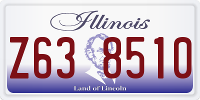 IL license plate Z638510