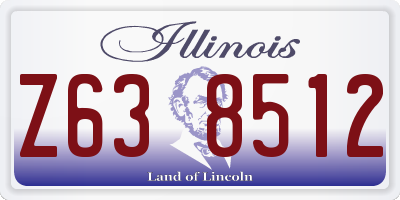 IL license plate Z638512