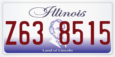 IL license plate Z638515