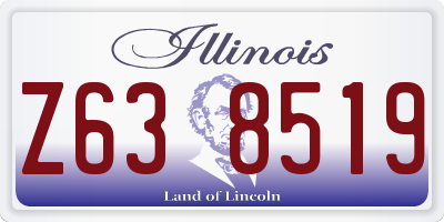 IL license plate Z638519