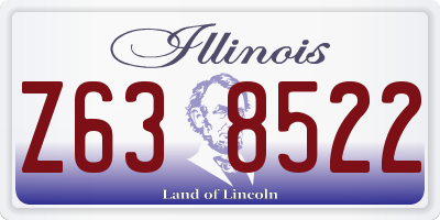 IL license plate Z638522