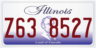 IL license plate Z638527