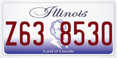 IL license plate Z638530