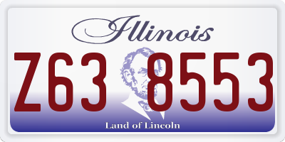 IL license plate Z638553