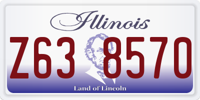 IL license plate Z638570