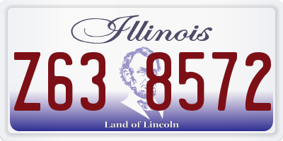 IL license plate Z638572