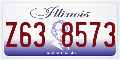 IL license plate Z638573