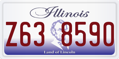 IL license plate Z638590