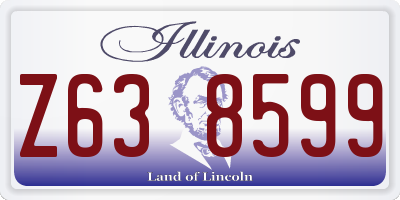 IL license plate Z638599