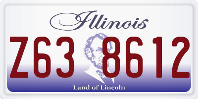IL license plate Z638612