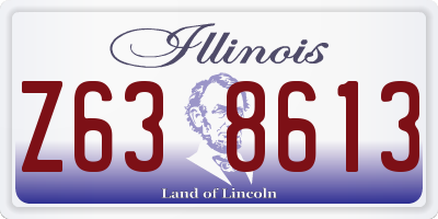 IL license plate Z638613