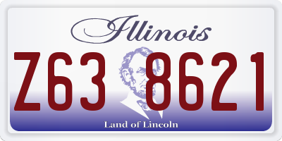 IL license plate Z638621