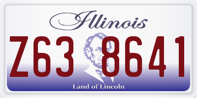 IL license plate Z638641