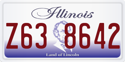 IL license plate Z638642