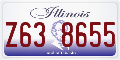 IL license plate Z638655