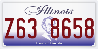 IL license plate Z638658