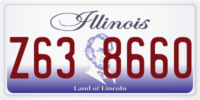IL license plate Z638660
