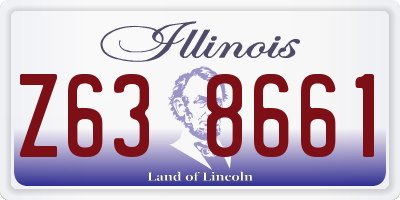 IL license plate Z638661