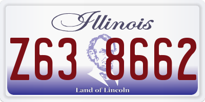 IL license plate Z638662