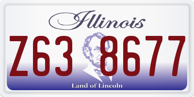 IL license plate Z638677