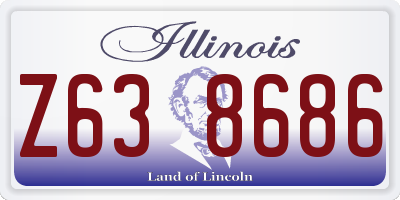 IL license plate Z638686