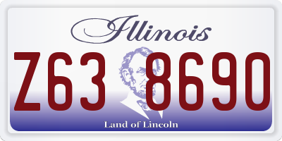 IL license plate Z638690