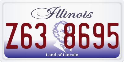IL license plate Z638695
