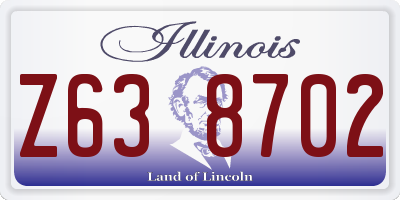 IL license plate Z638702