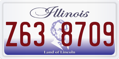 IL license plate Z638709