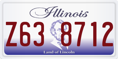 IL license plate Z638712