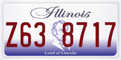 IL license plate Z638717