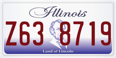 IL license plate Z638719